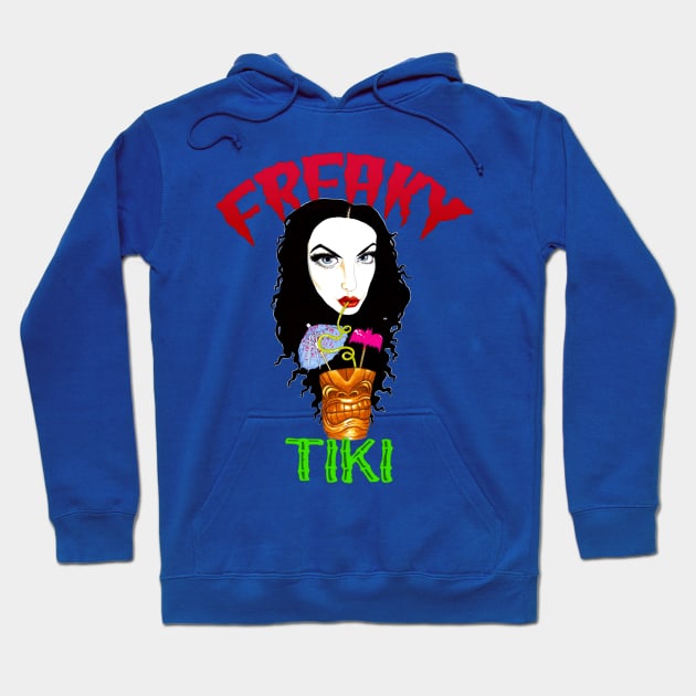 Freaky Tiki Hoodie by kingmookly